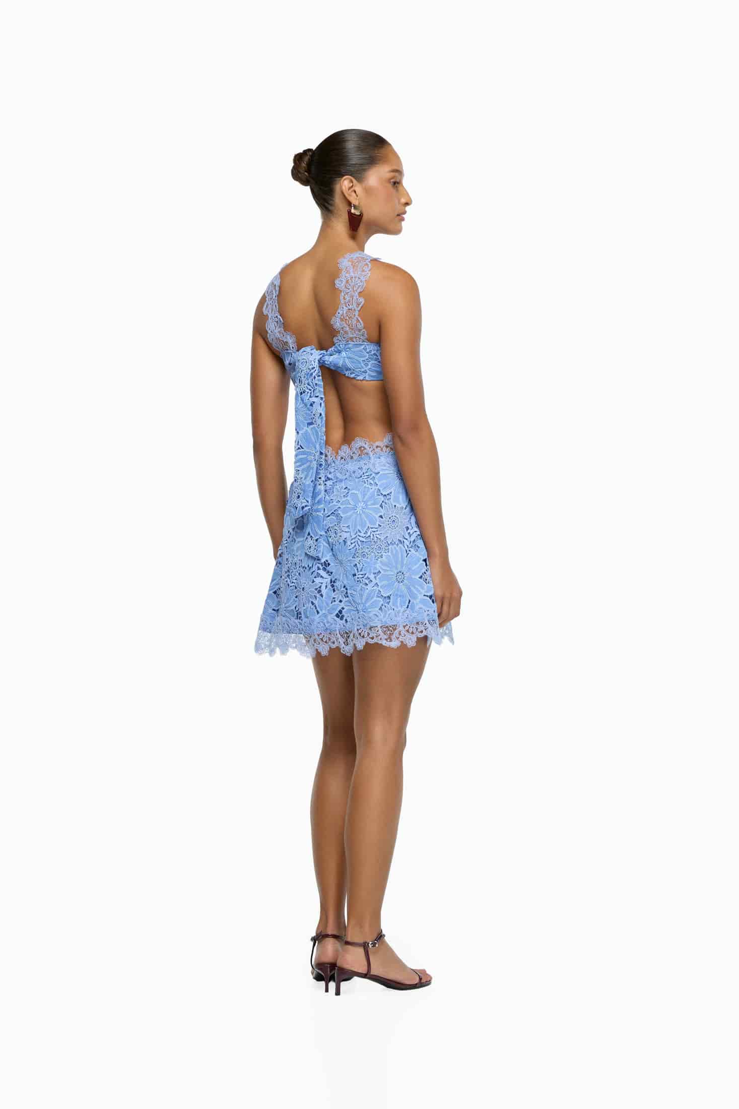 THERESE MINI DRESS BLUE - miniatura 5