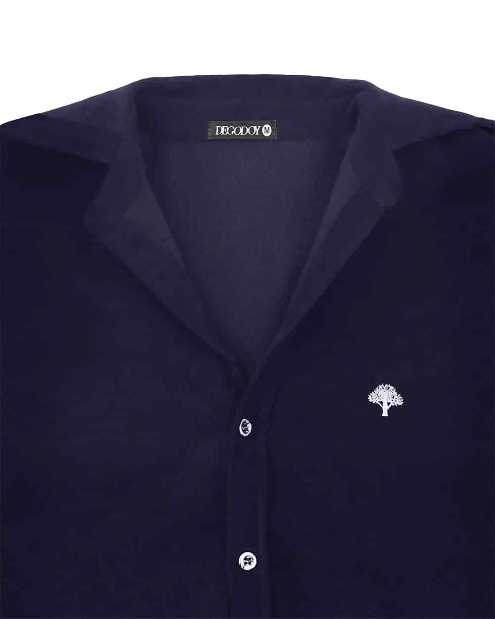 Camisa Clasica Pana Azul - miniatura 7