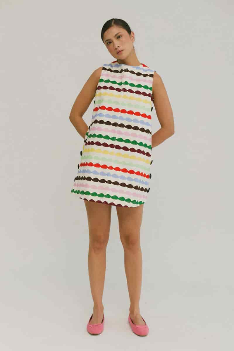Vestido Anfitriona Glaseado Arcoiris - miniatura 2