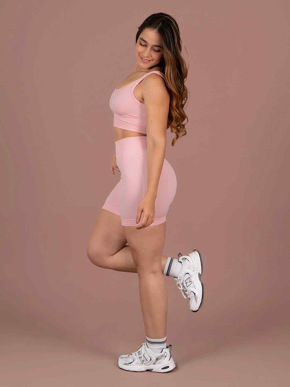 Ela short set seamless rosado - miniatura 3