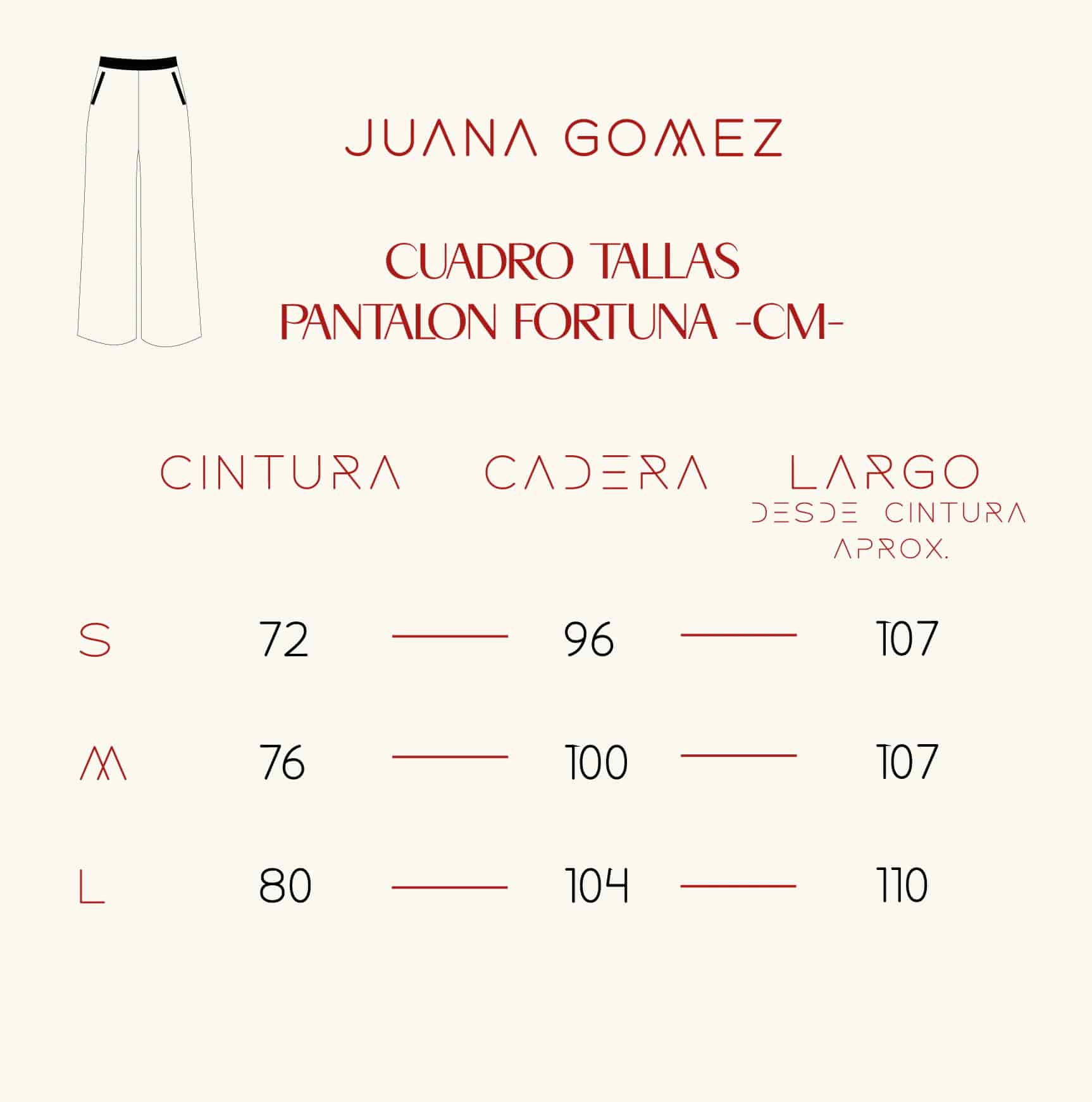 Pantalon Fortuna Pop Rojo. - miniatura 4