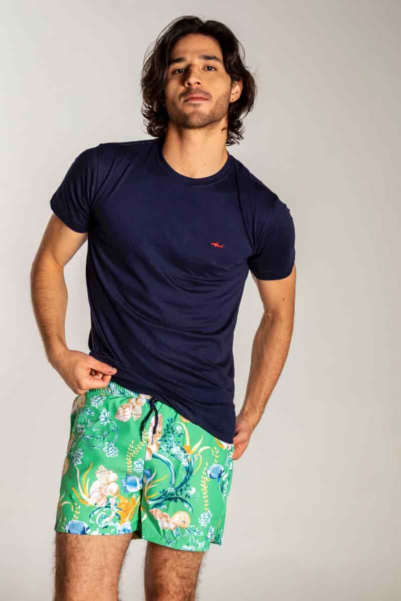 CAMISETA AZUL OSCURA - miniatura 4