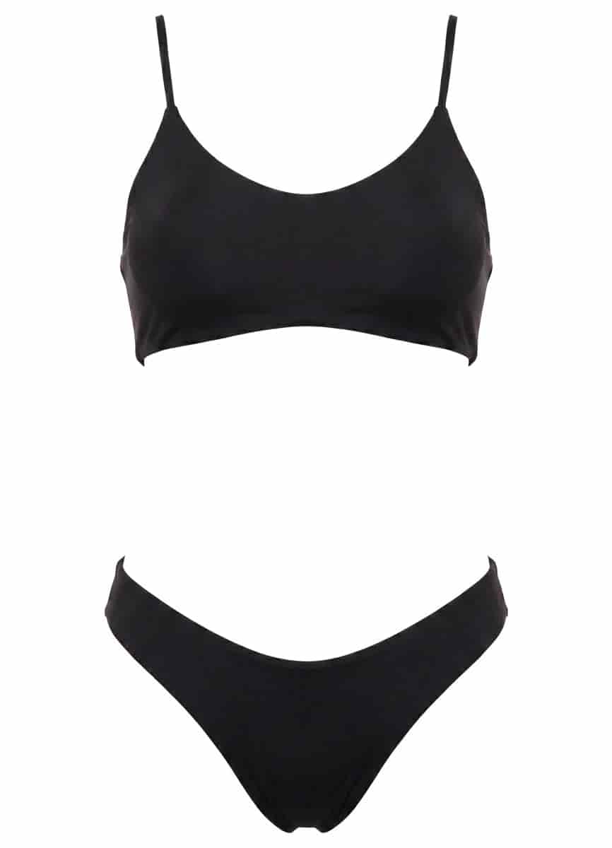 Maaji Jade Black Praia Classic Bralette Bikini Top - miniatura 11