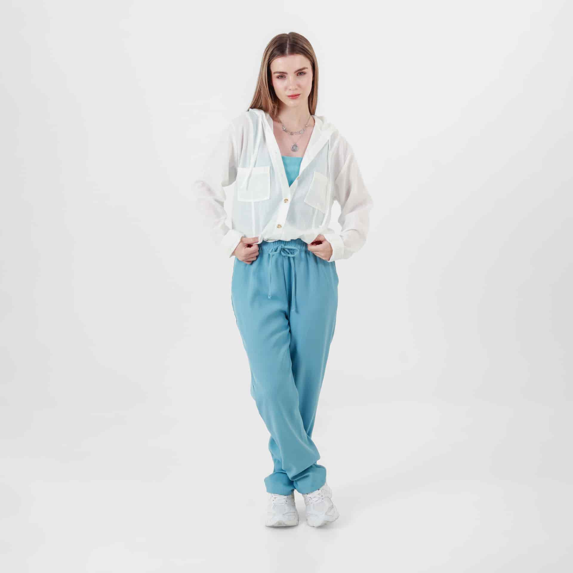 Chaqueta ligera manga larga con capucha y bolsillos - miniatura 9