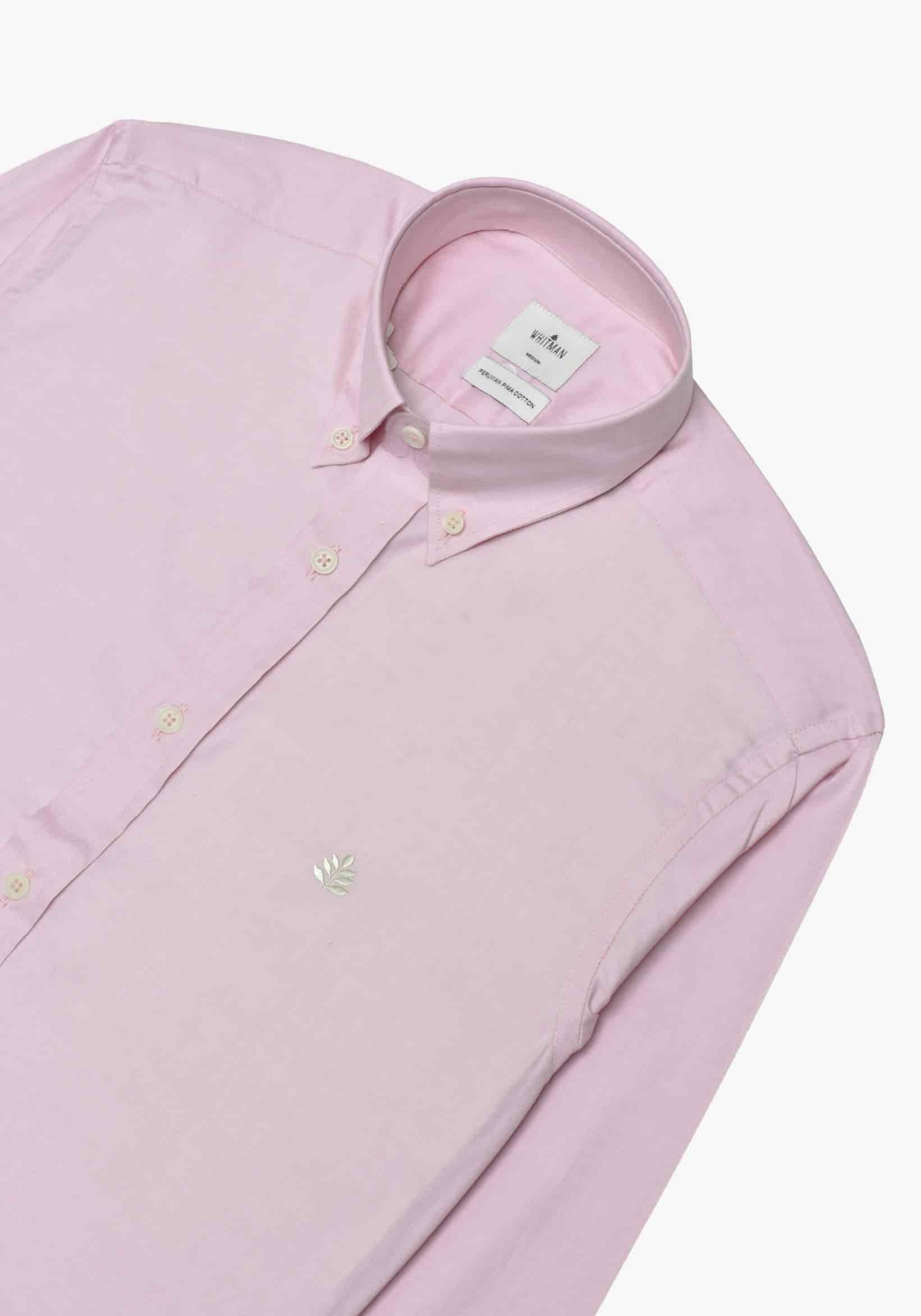 Camisa Rosada Cuello Button Down L-Mar - miniatura 3