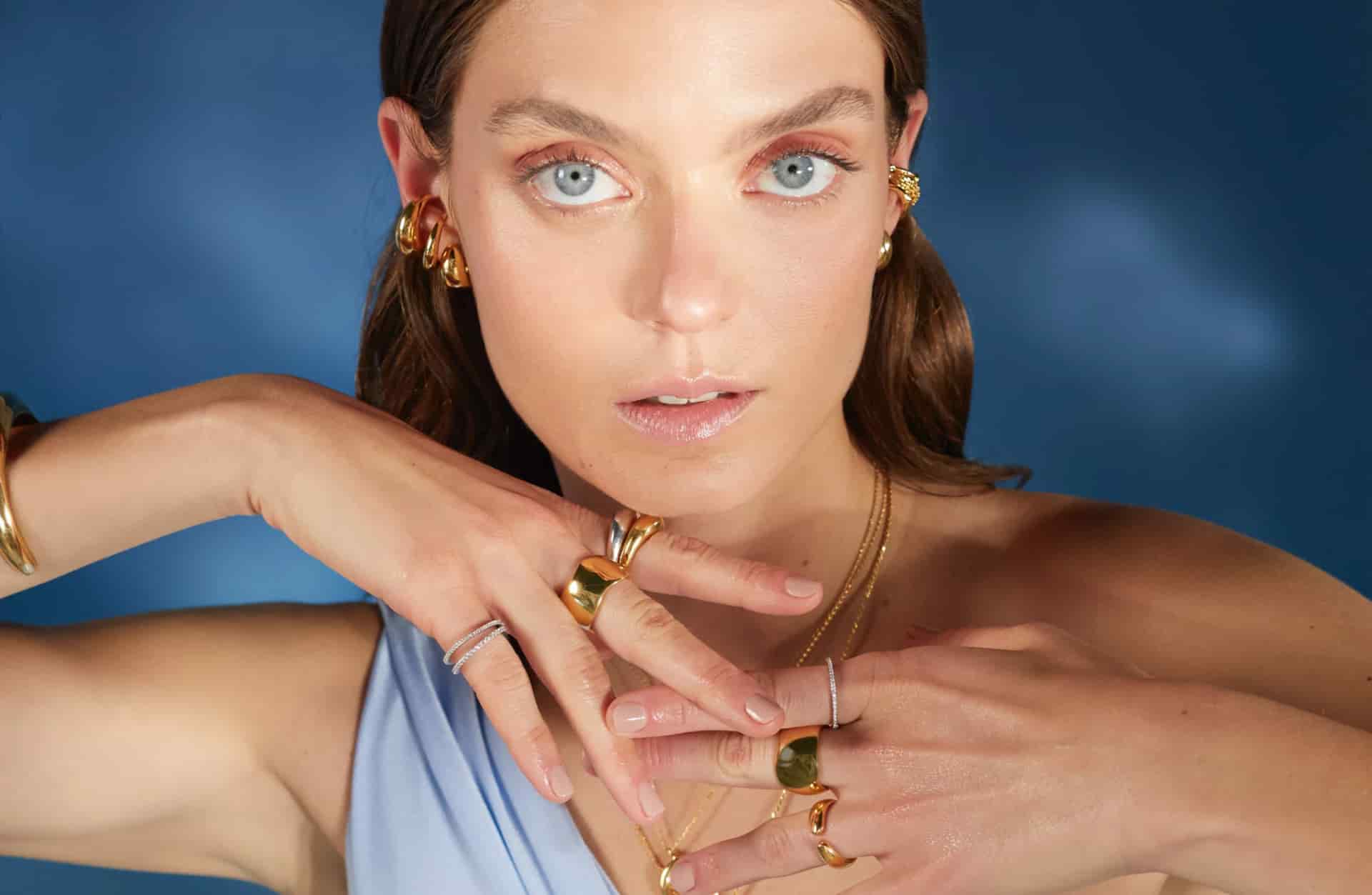 Ear cuff Aqua Due Doble - miniatura 5