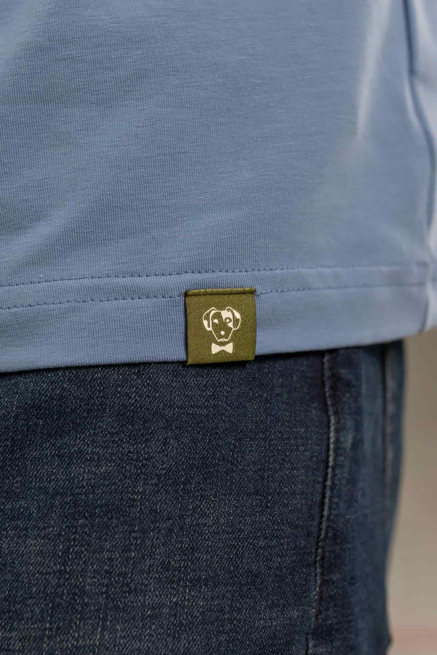 Camiseta Antimanchas Azul Chino - Talla Regular - miniatura 5
