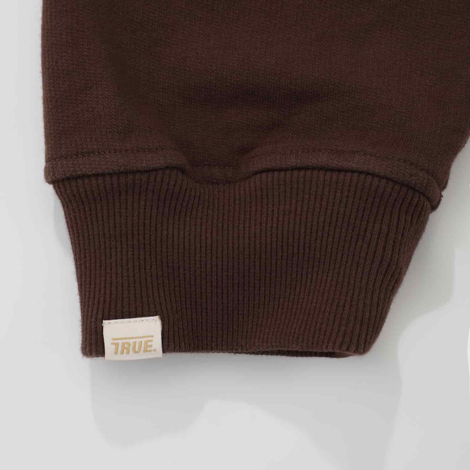 True Stamp Zipper Hoodie - Brown - miniatura 7