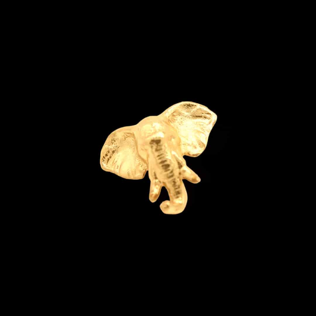 Pin cabeza de elefante - miniatura 1