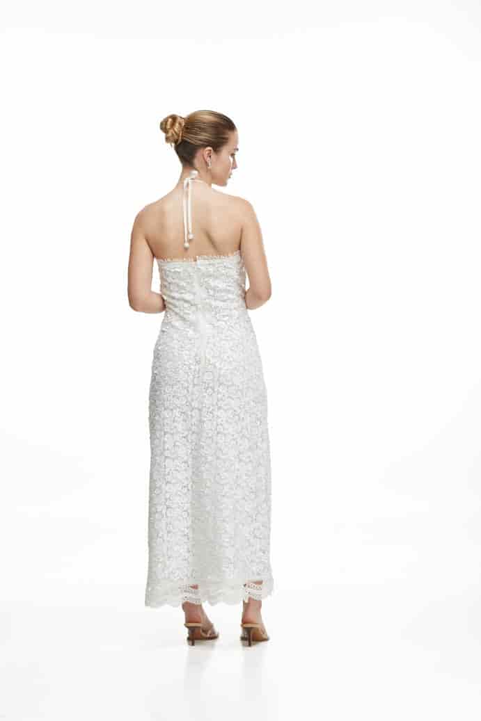 BESO DE LUNA MAXI DRESS WHITE - miniatura 4