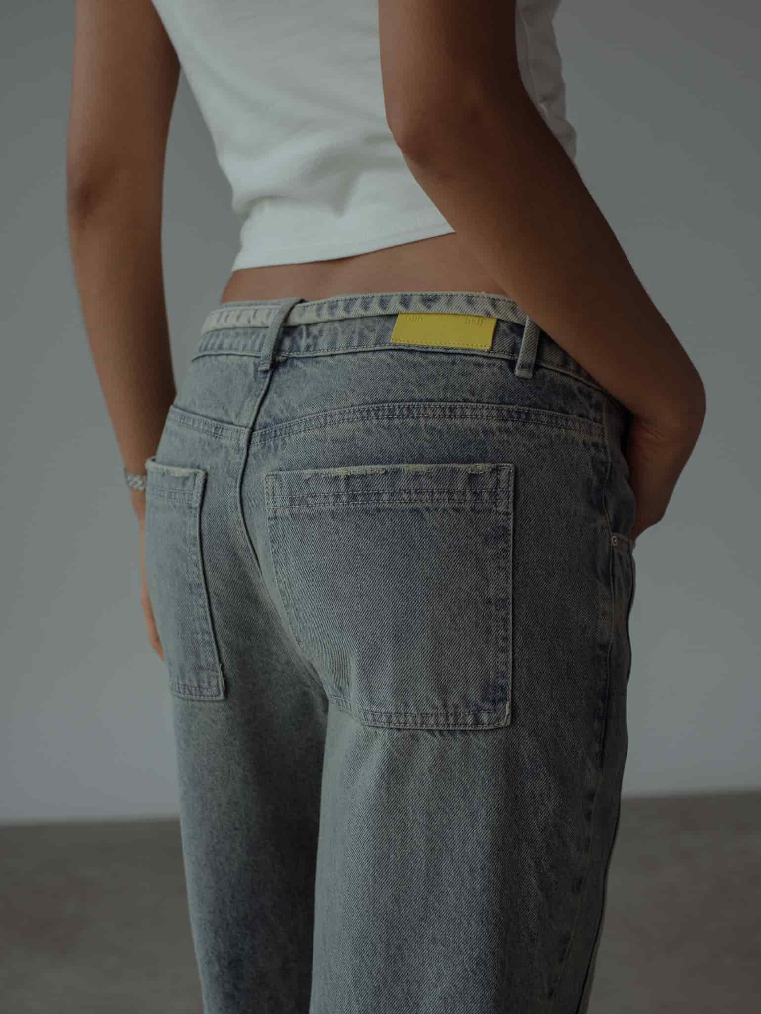 LOOSE CORD JEAN - DIRTY WASH CLEAR BLUE - miniatura 12