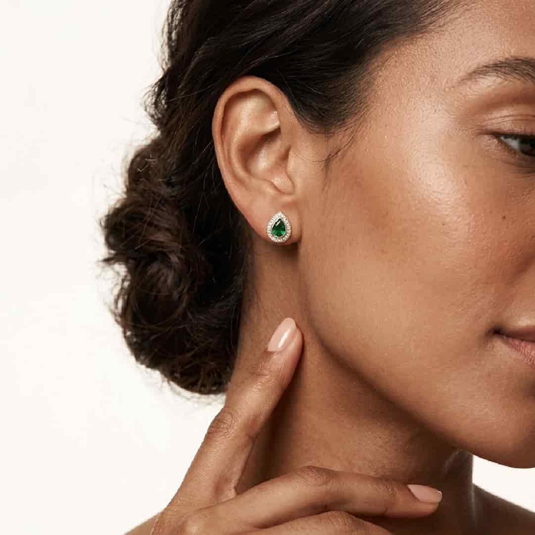 Aretes Aqua Esmeralda - miniatura 4
