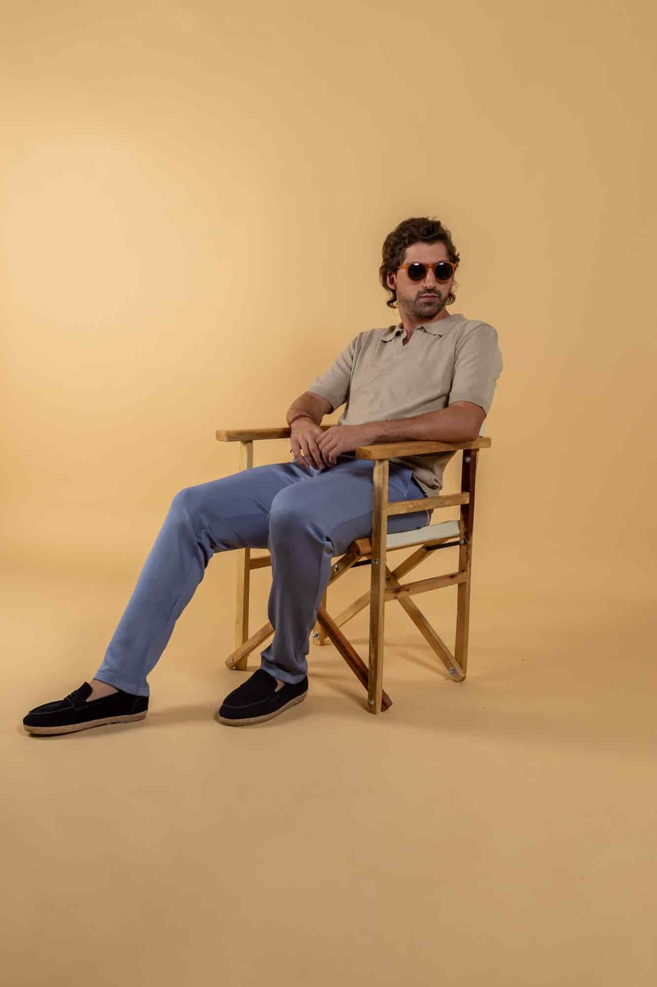 PANTALON POCKET AZUL CLARO - miniatura 4