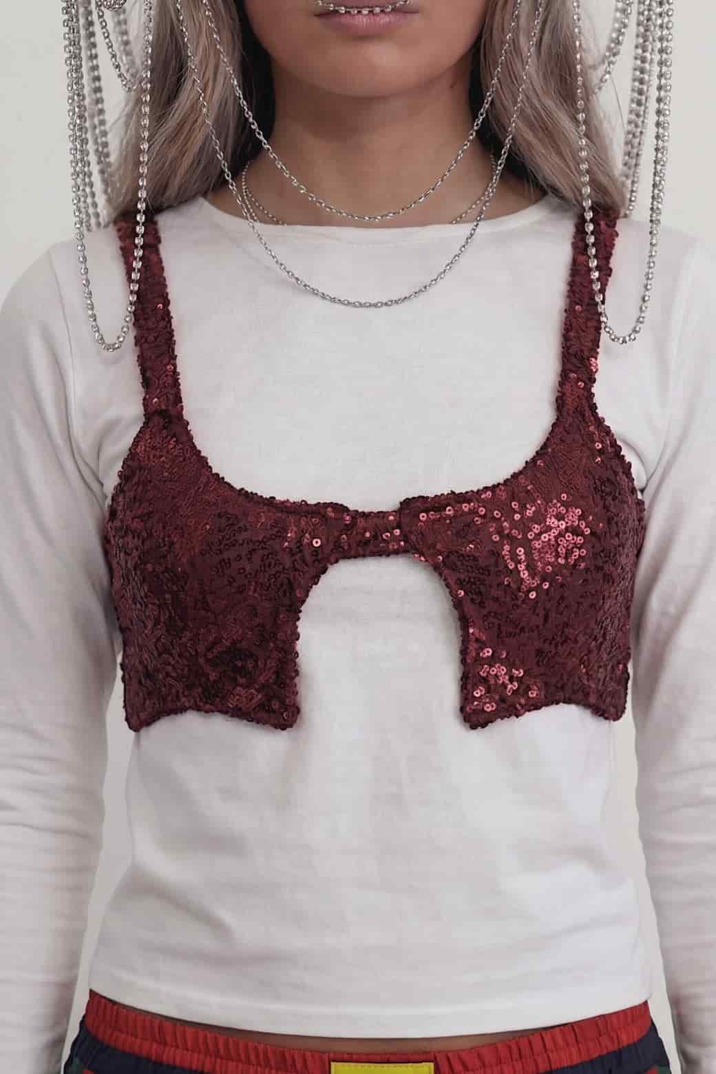 🌘✨Eclipse Glow Layered Top - miniatura 6