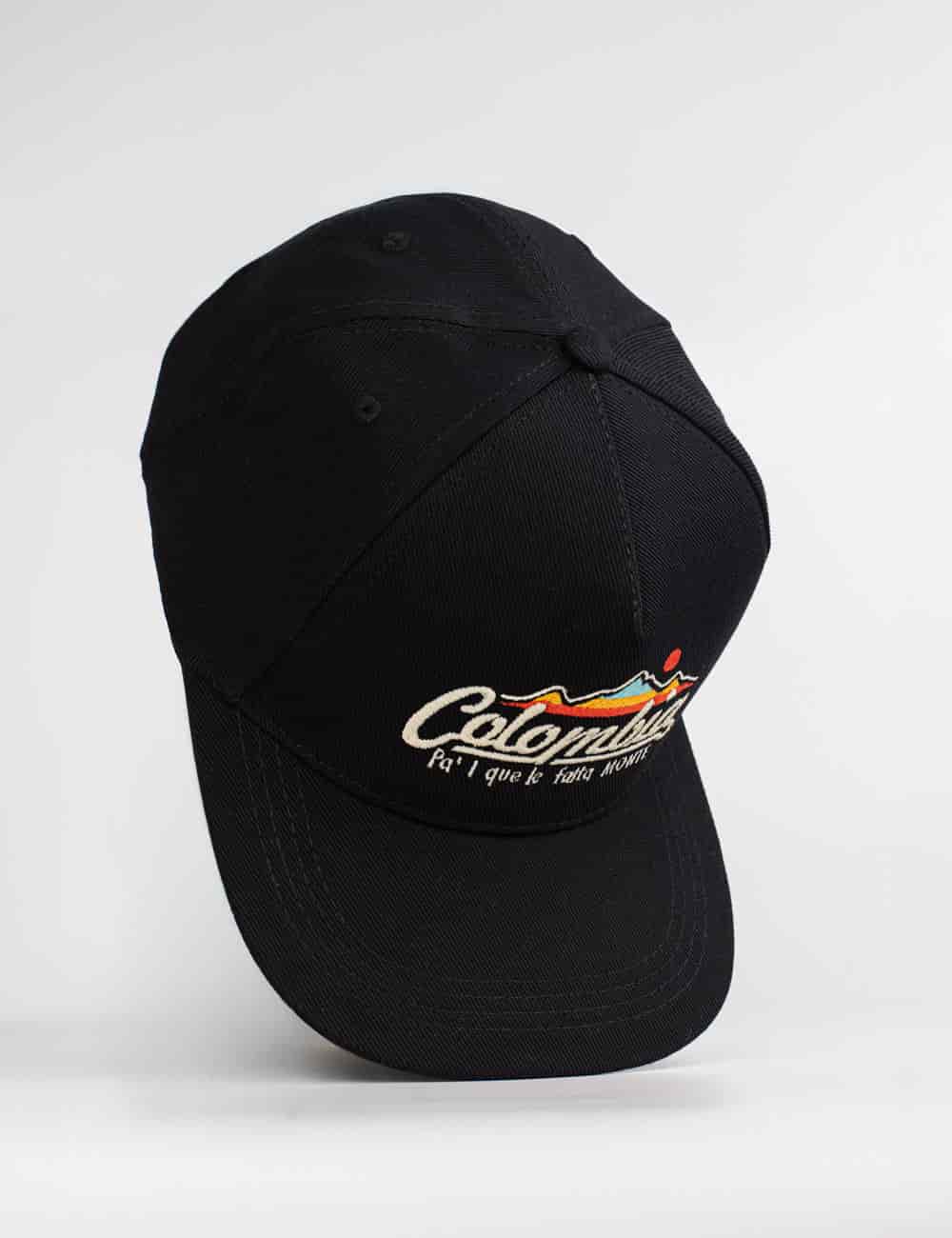 Gorra Desestructurada Drill negro Colombia Unisex - miniatura 1