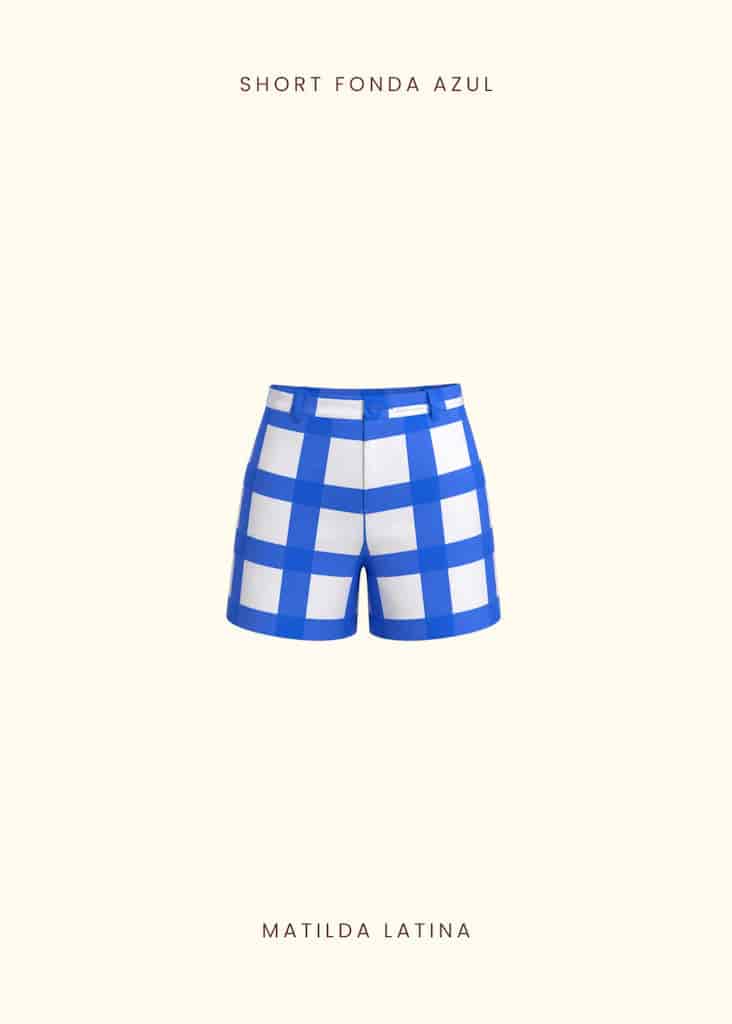 Short Fonda Azul - miniatura 4