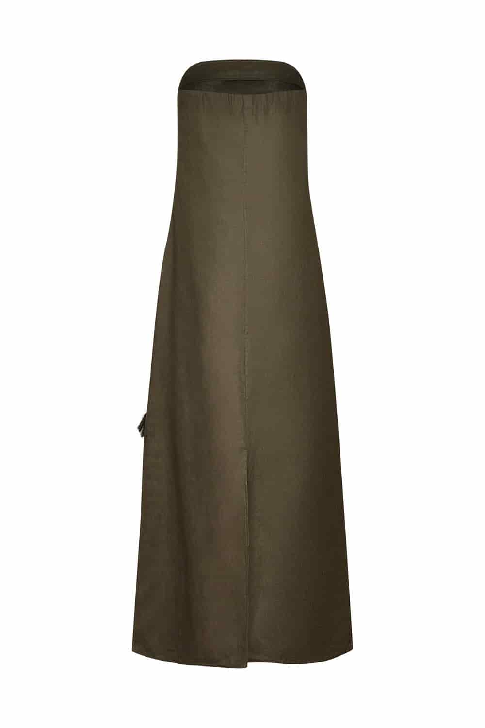 Vestido presagio verde oliva - miniatura 4