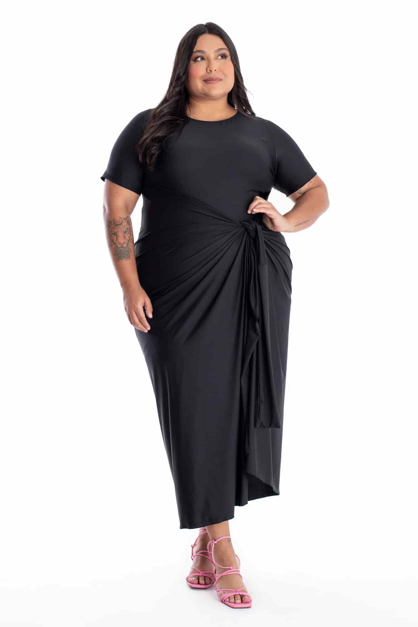 Vestido Diverso Negro - miniatura 2