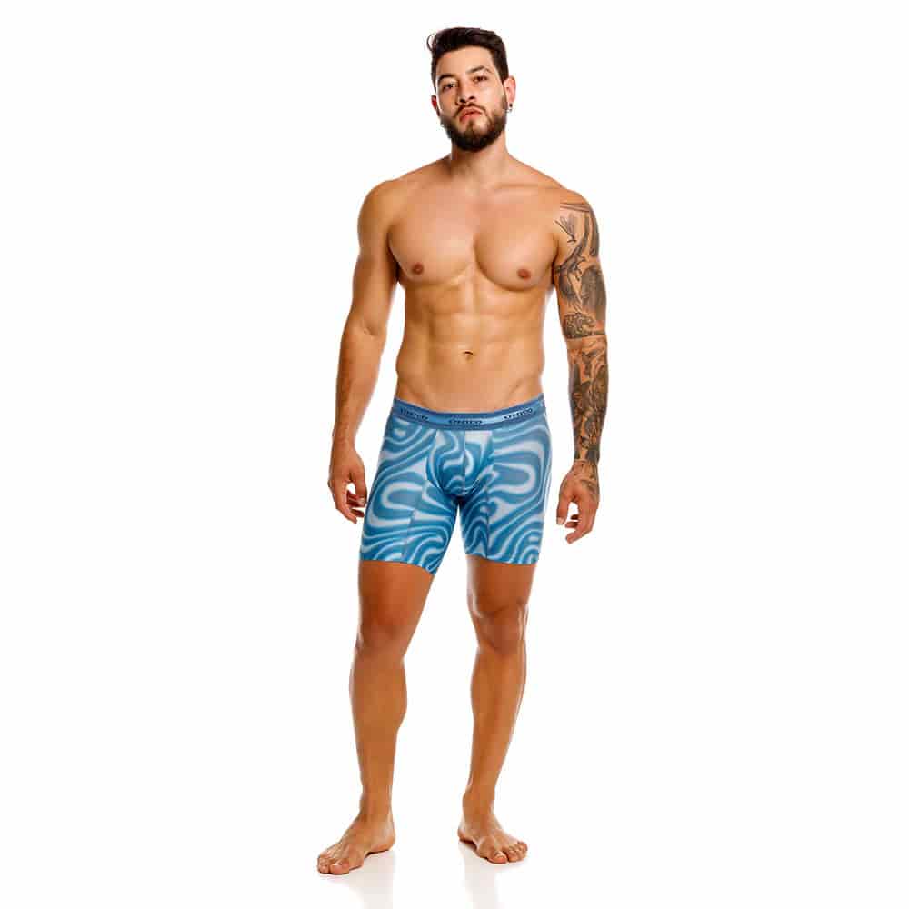 BOXER MEDIO FAUVE AZUL - miniatura 10