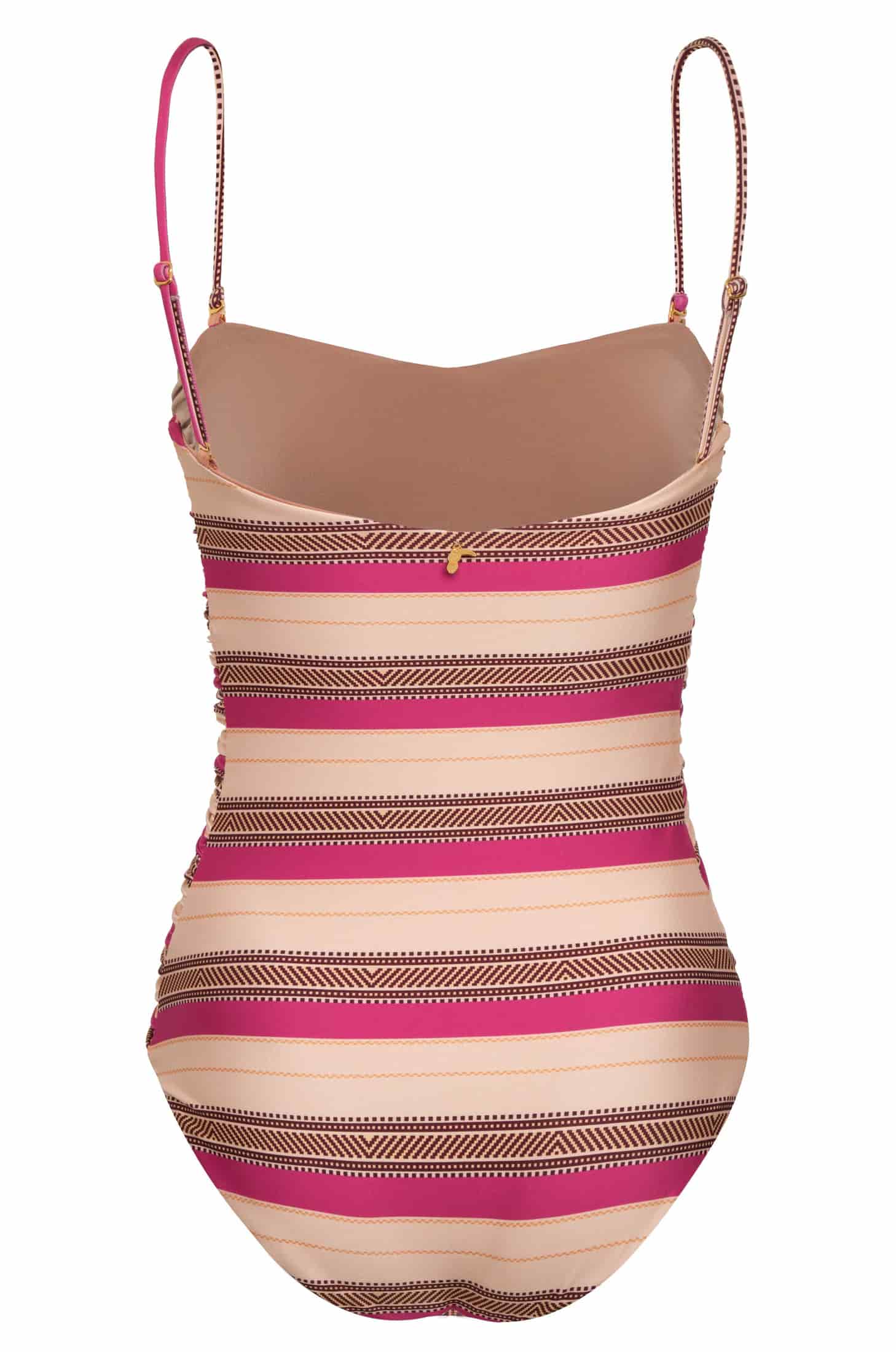 Las Balsas One Piece / Ethnic Pink Stripes - miniatura 4