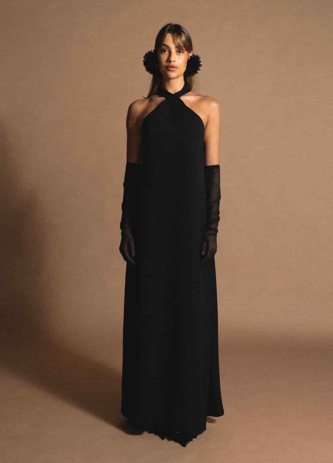 Vestido Dolores Negro - miniatura 1