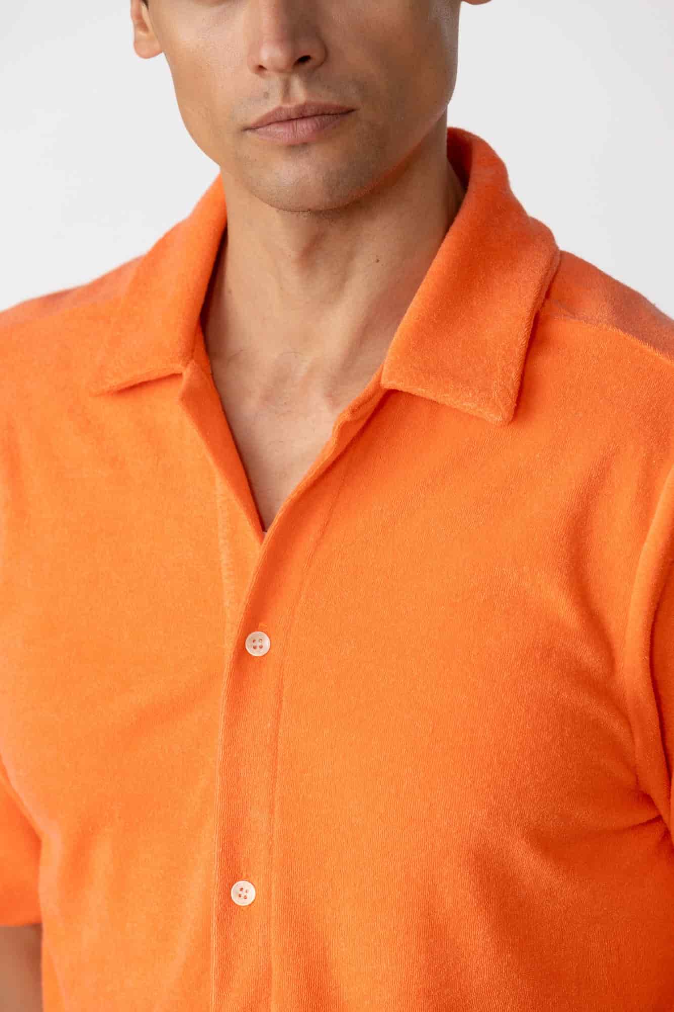 Men's hemp shorts orange - miniatura 3