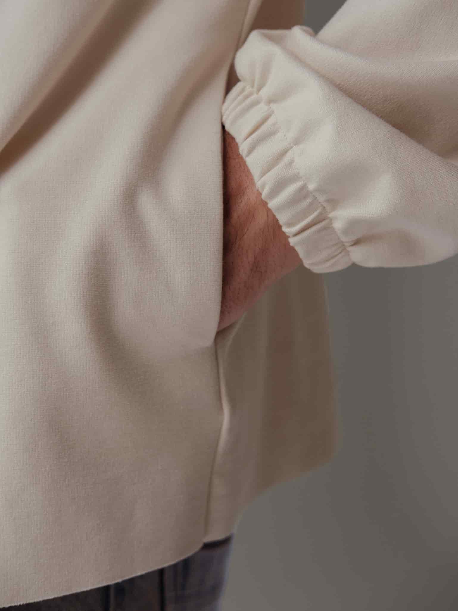 CUT CLEAN HOODIE - SEA SALT - miniatura 6