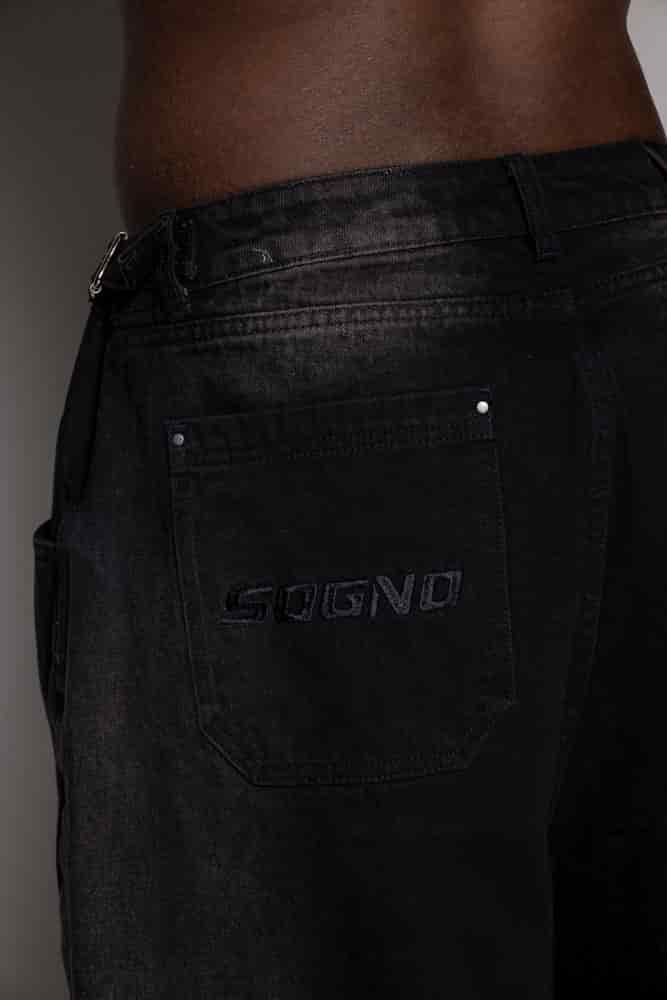 Baggy Courage Negro Taches - miniatura 7