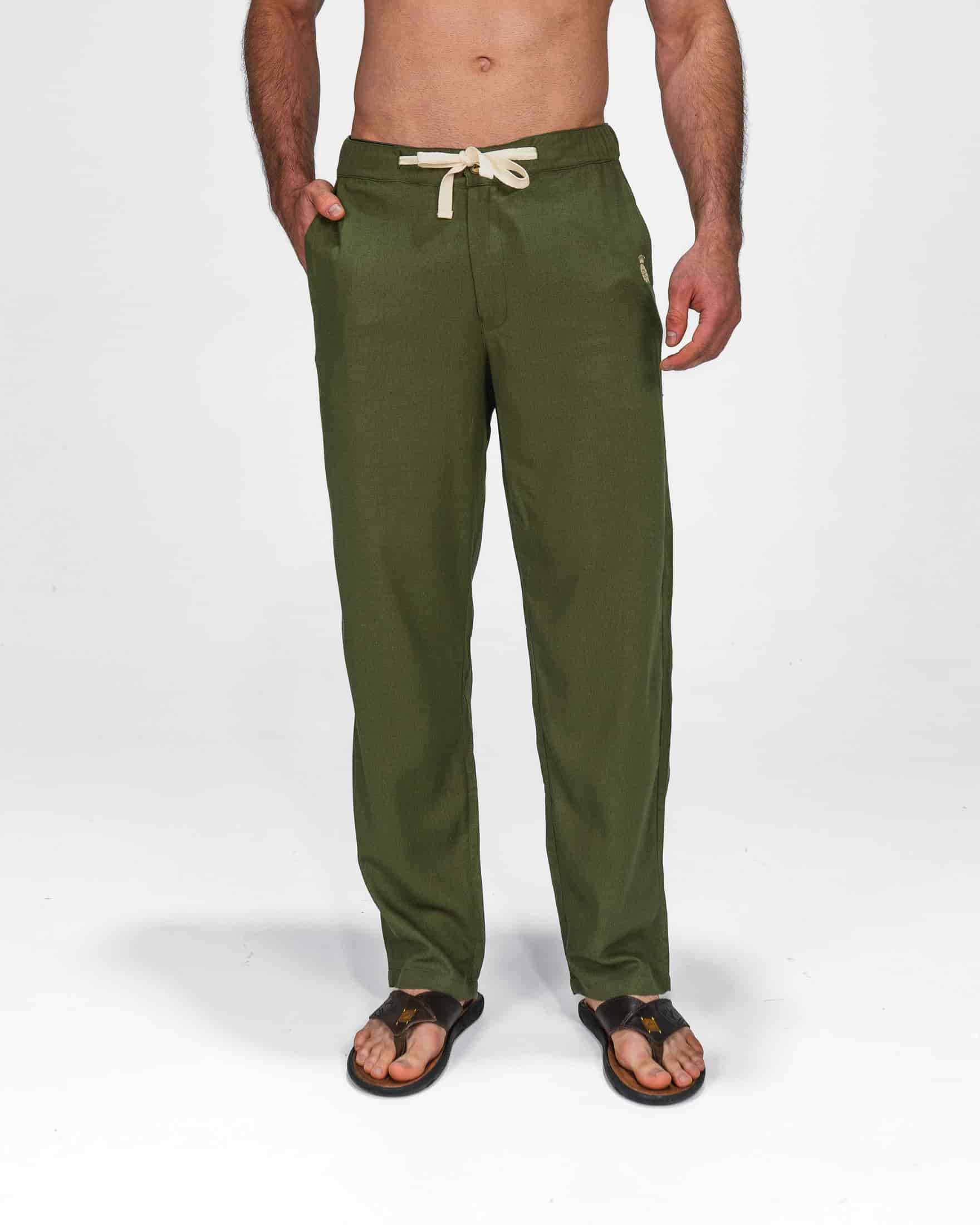 Pantalón Lino Sage - miniatura 1