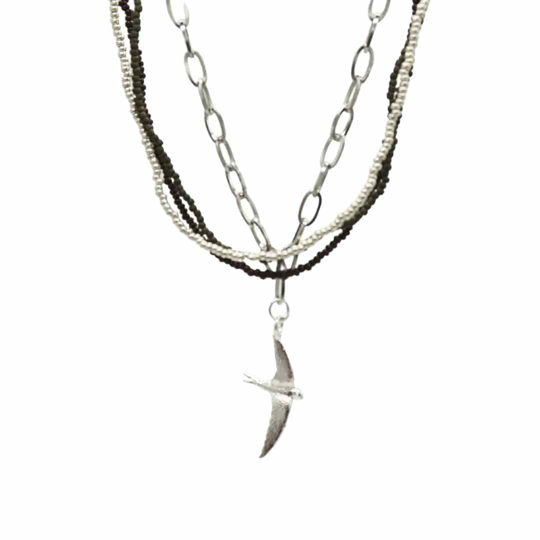 Cadenas cordones con vencejo silver - miniatura 1