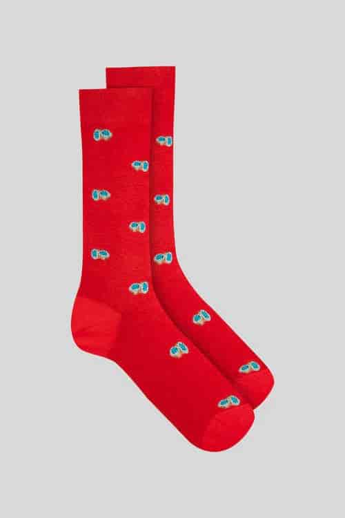 men's sock red kiwi - miniatura 3