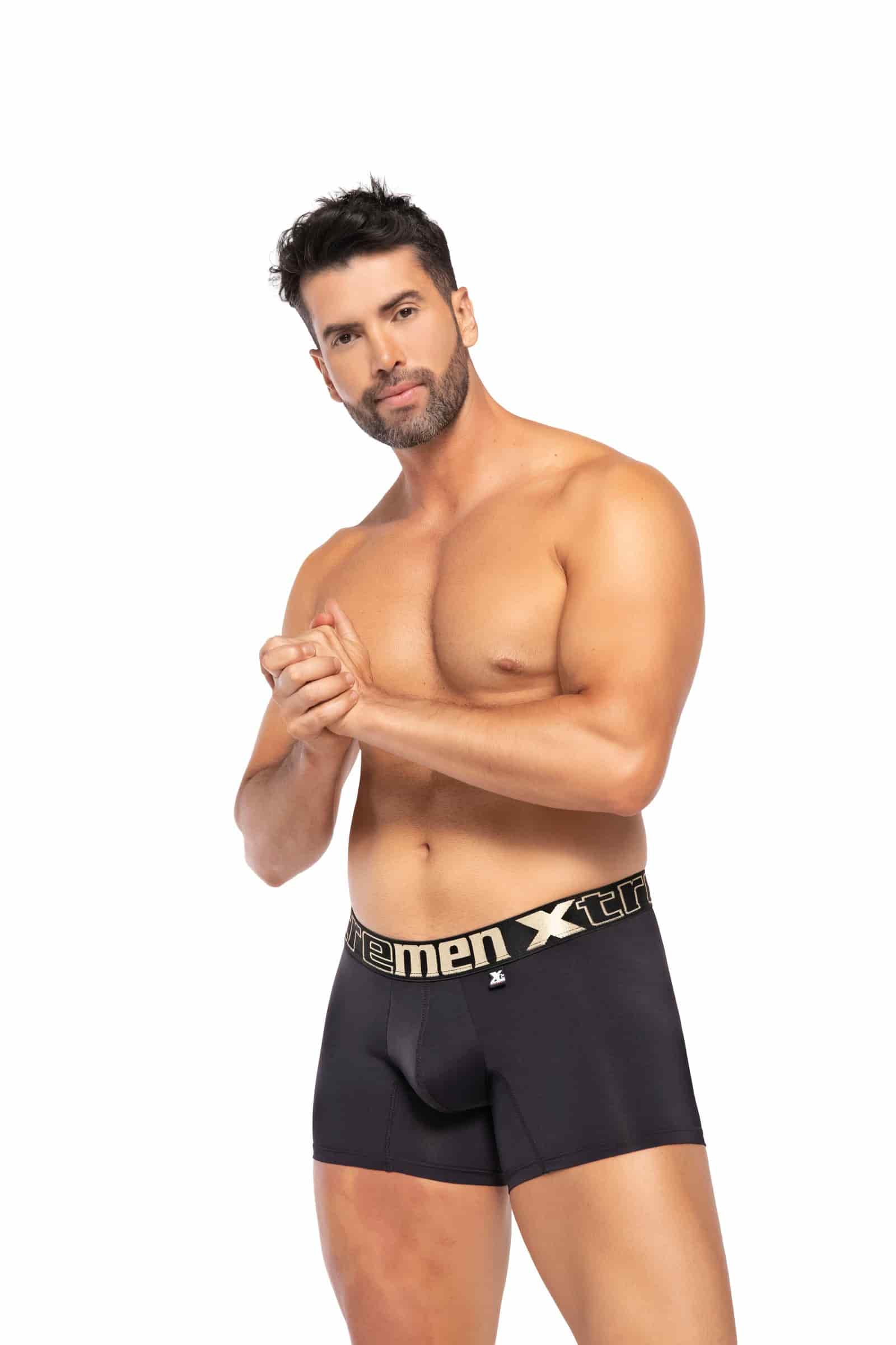 BOXER CLASICO CORTO NYLON NEGRO - miniatura 1