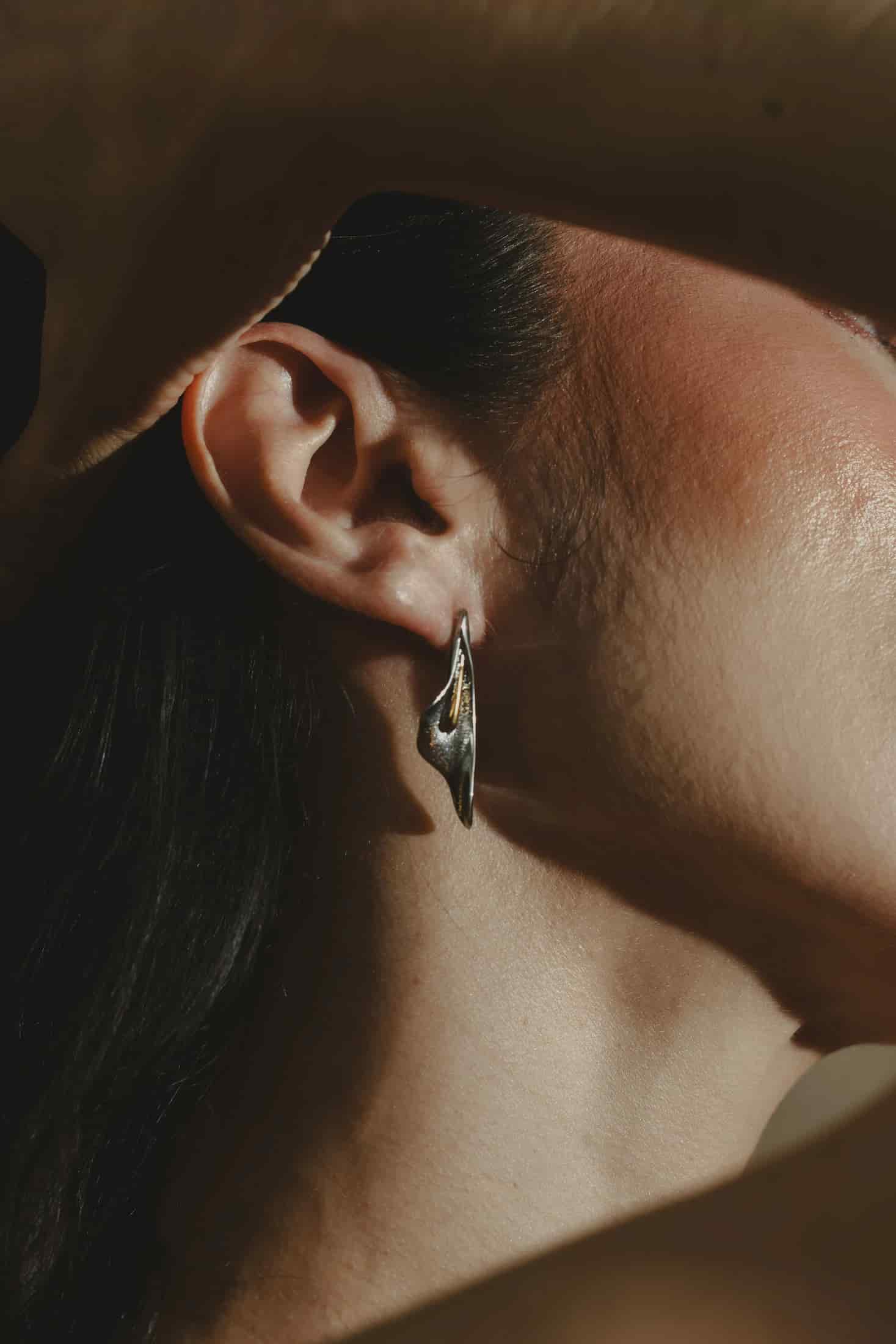 ARETES LIRIO PLATA - miniatura 2