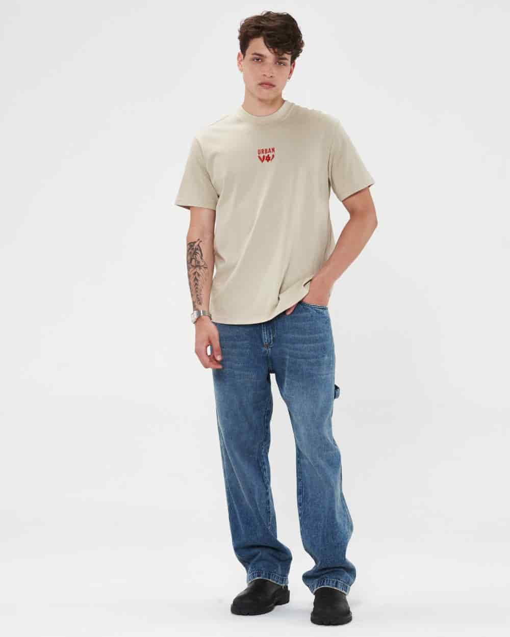 CLOVER TEE BEIGE - miniatura 5
