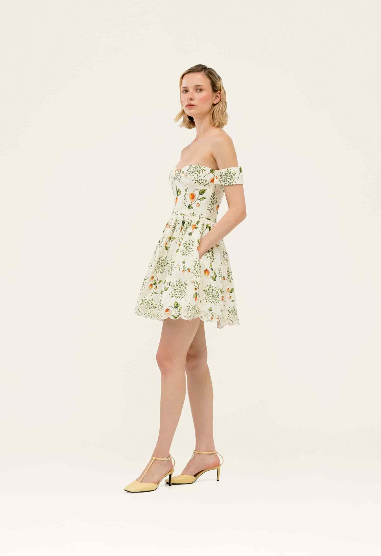 Poesia Uchuva Mini Dress - miniatura 4