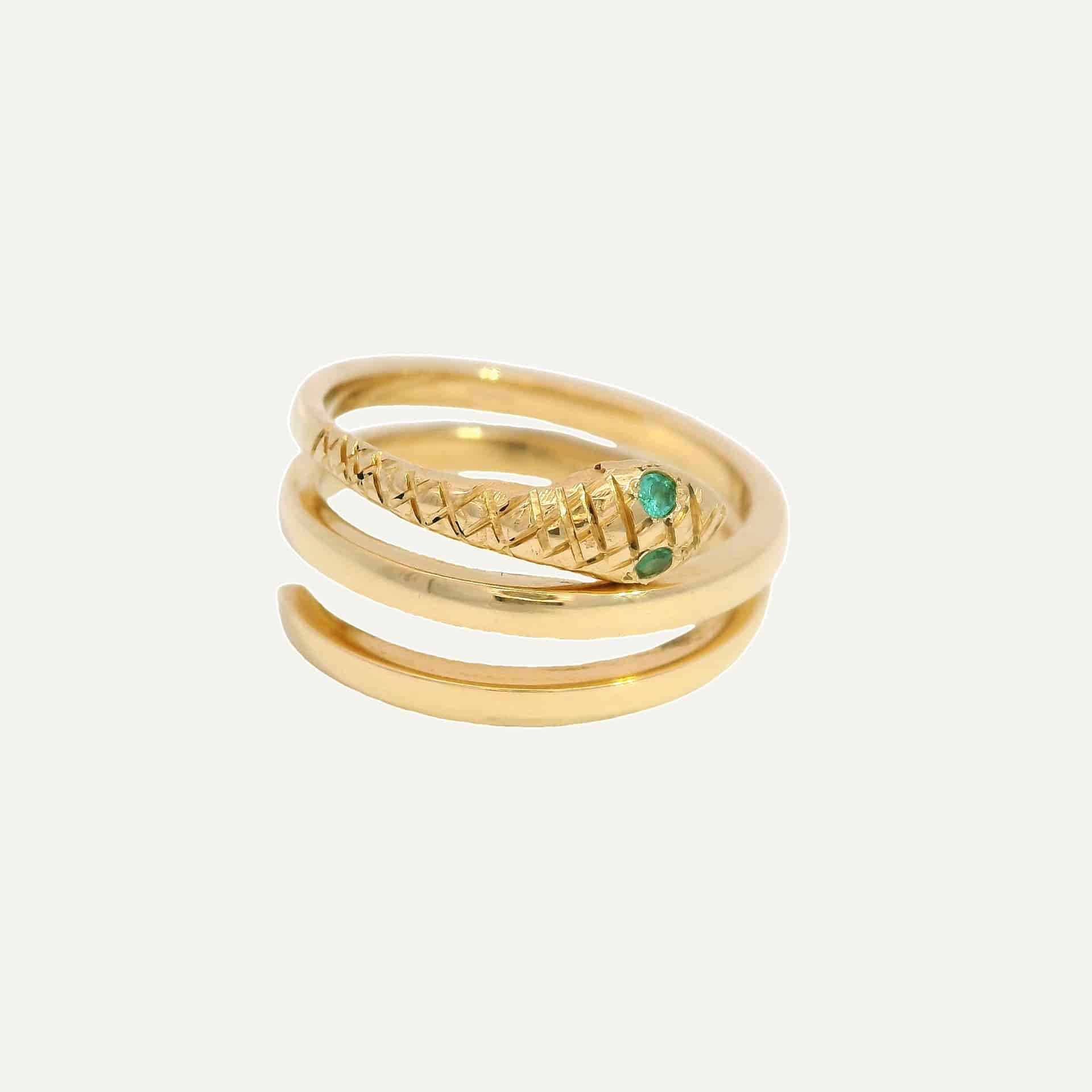 Anillo Mini twisted snake - miniatura 1