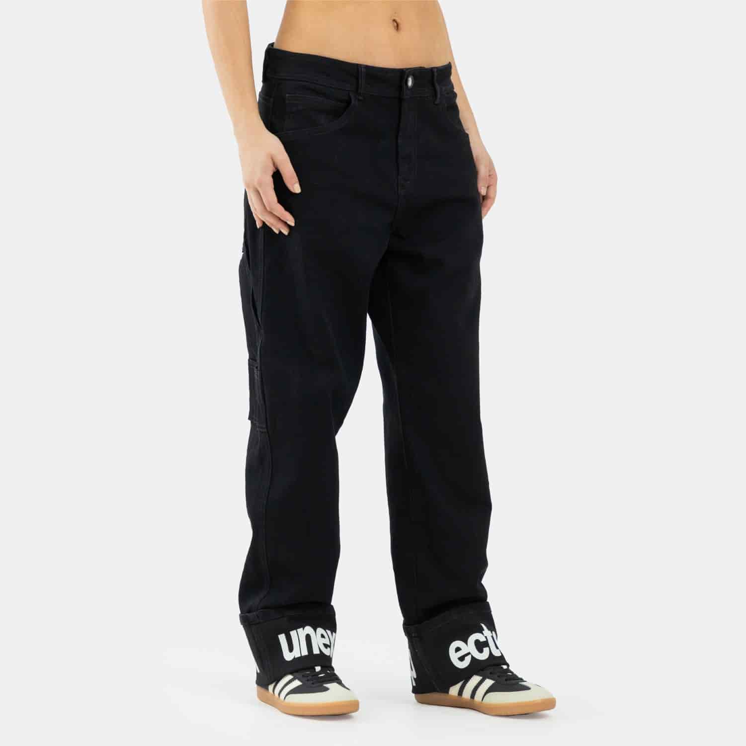 Unexpected Black Relaxed Jeans - miniatura 5