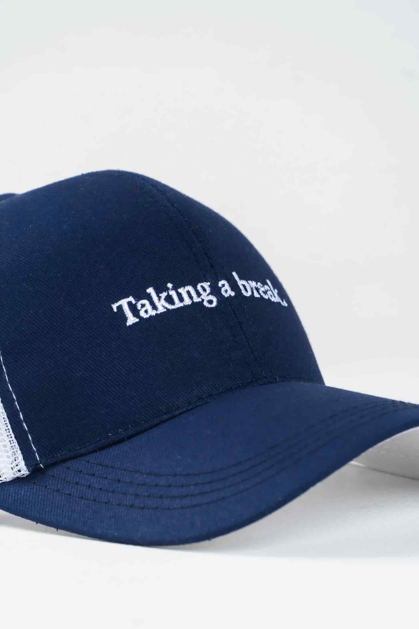 Gorra Bordado Algodón Azul Oscuro - miniatura 3