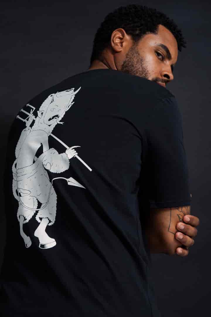 Camiseta diablo disfrazado de oso - miniatura 5
