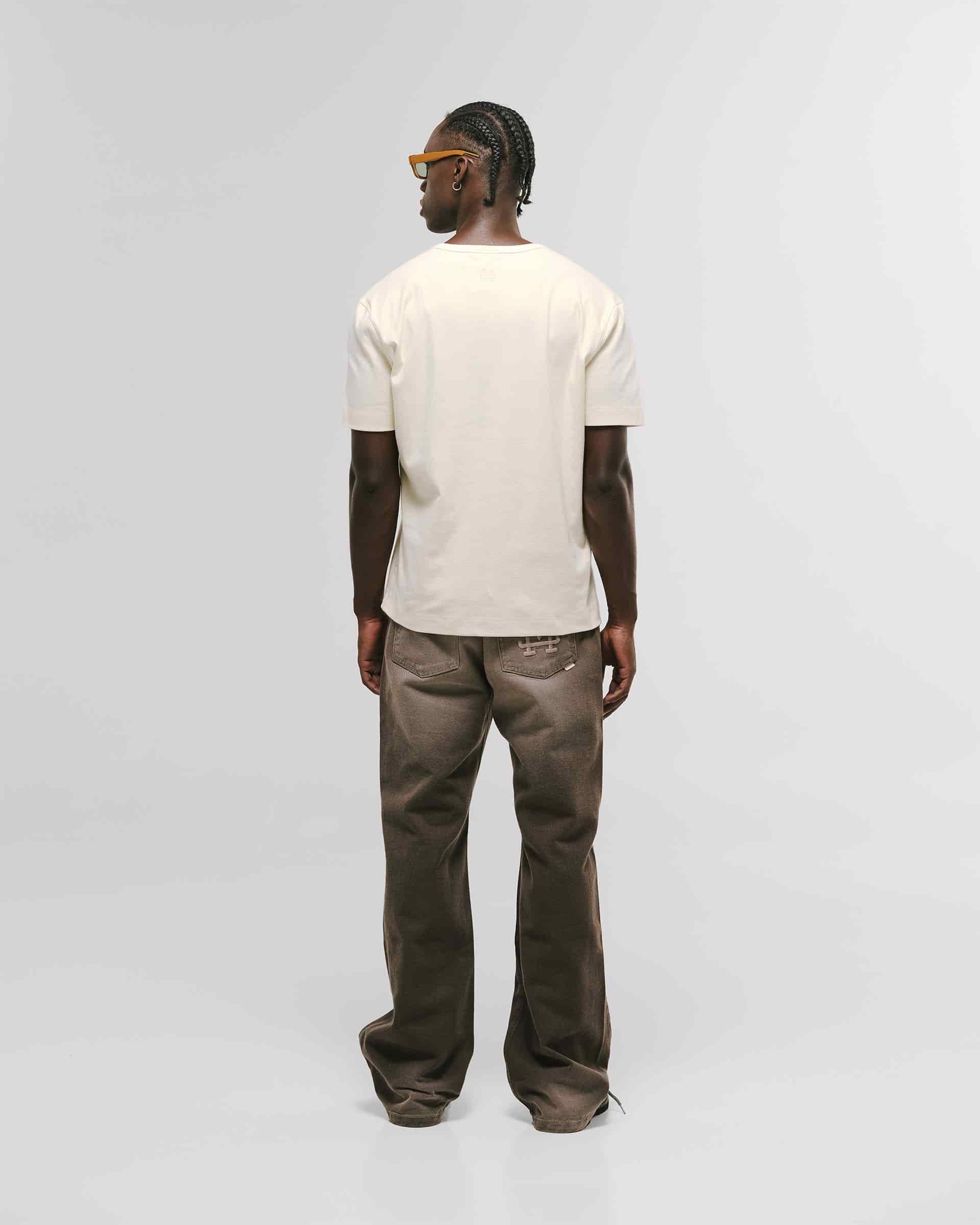 Camiseta Henley – Off White - miniatura 5