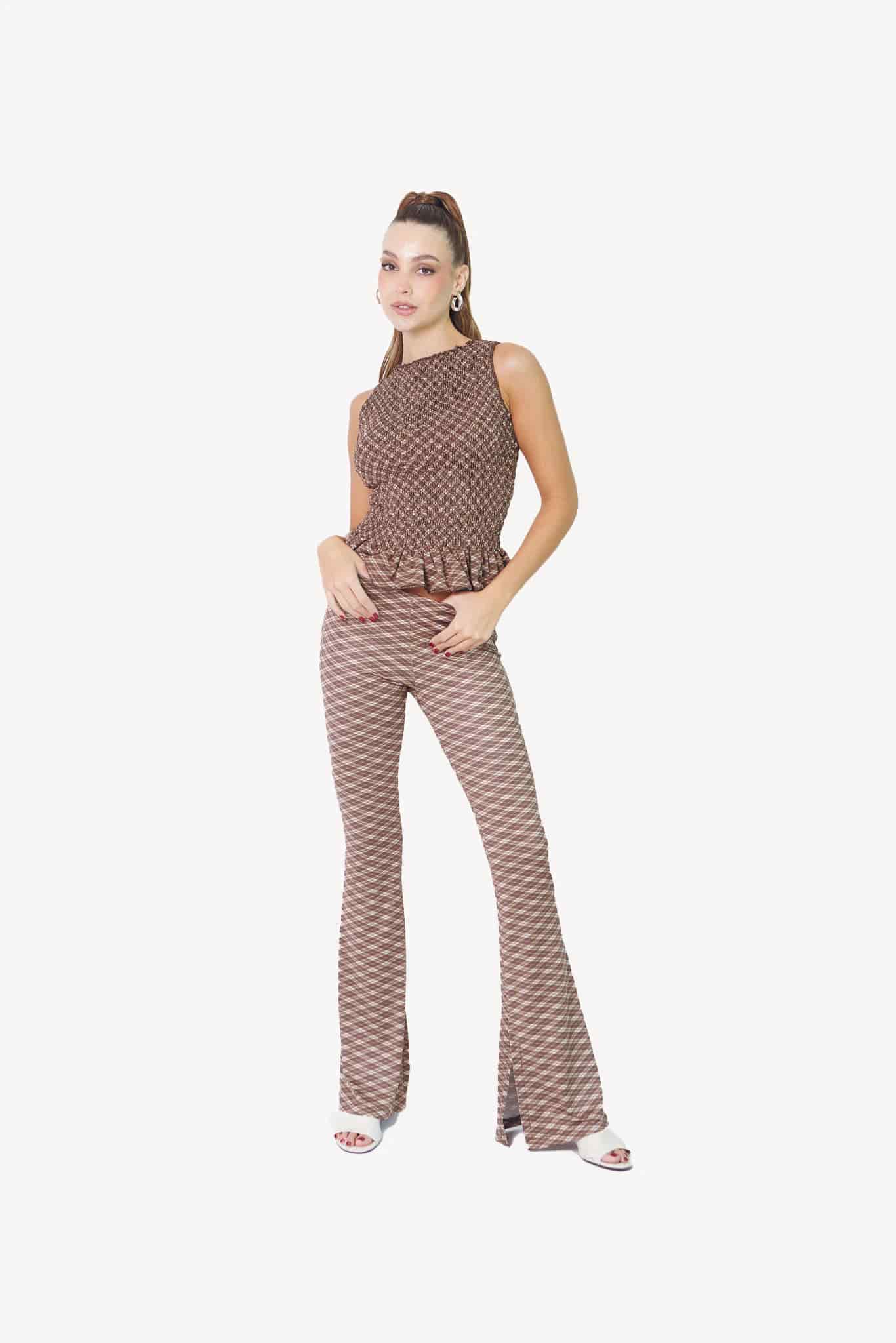 Ruched Shirt in Cattail - miniatura 1
