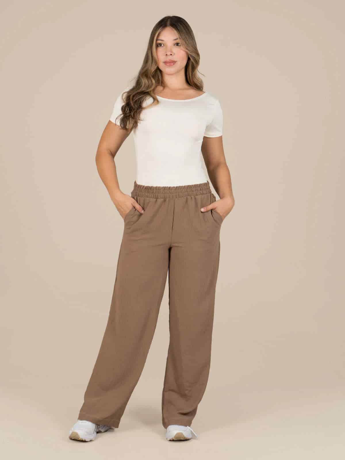 Pantalon siriu cafe claro - miniatura 2