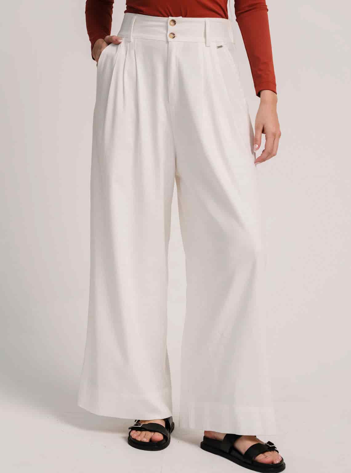 PANTALÓN CANVAS IVORY - miniatura 7
