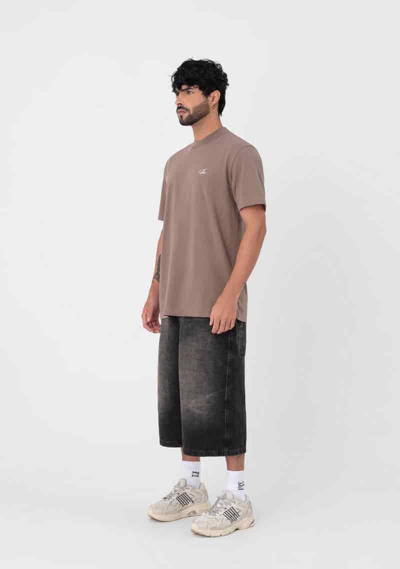 Atelier regular brown t-shirt - miniatura 8