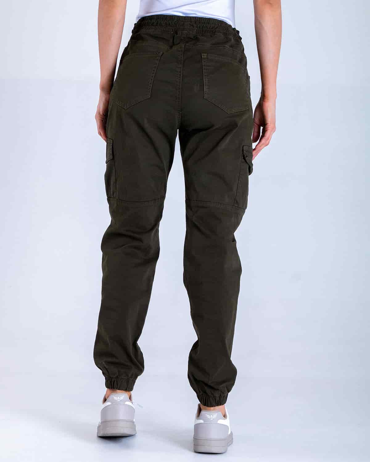 Jogger verde para mujer - miniatura 3