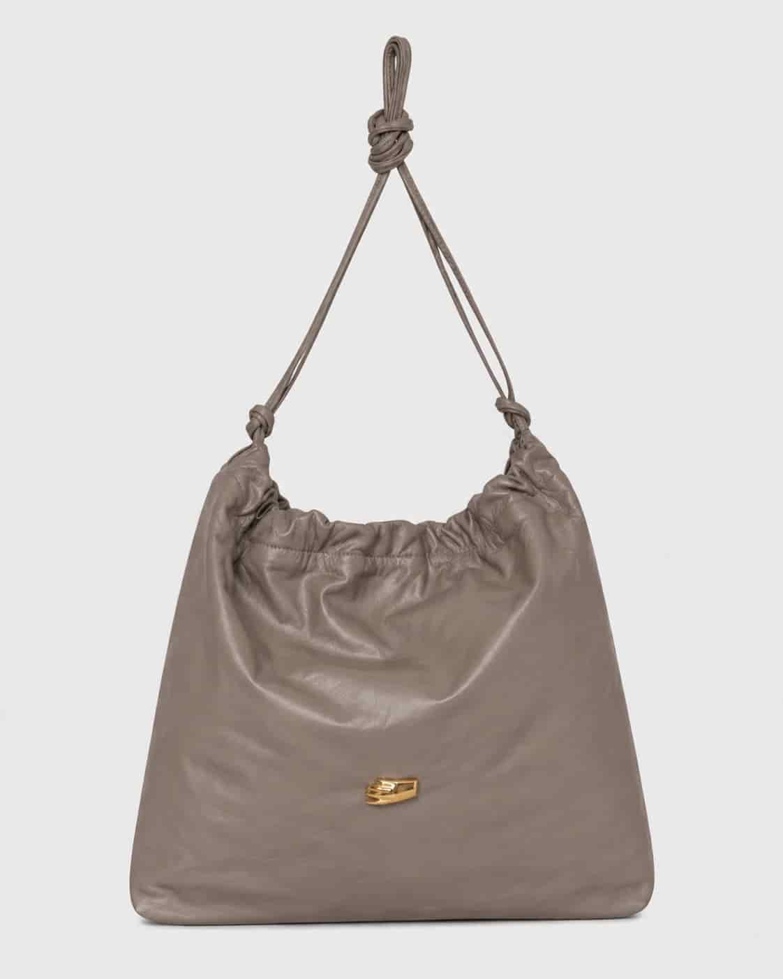Le Sac G Beige Leather Bag - miniatura 6