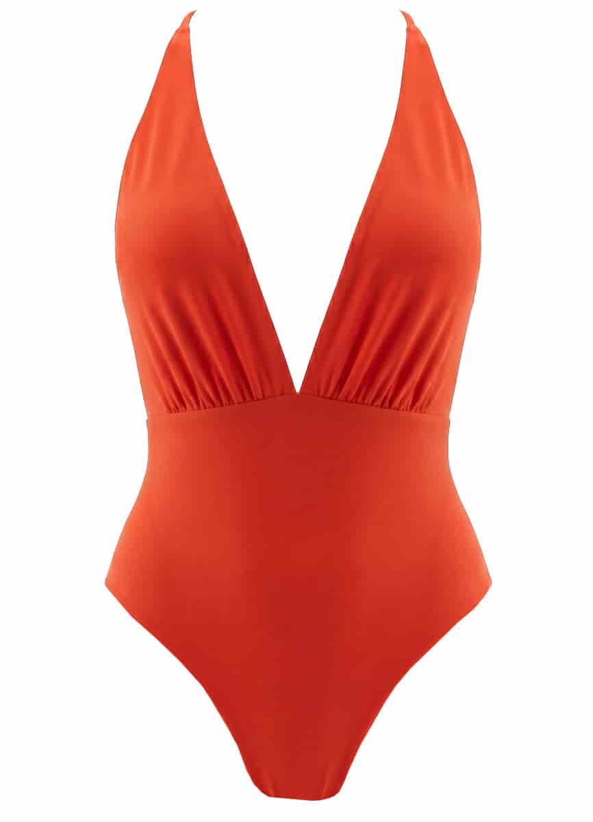 Maaji Red Camelia Safri Plunge One Piece - miniatura 6