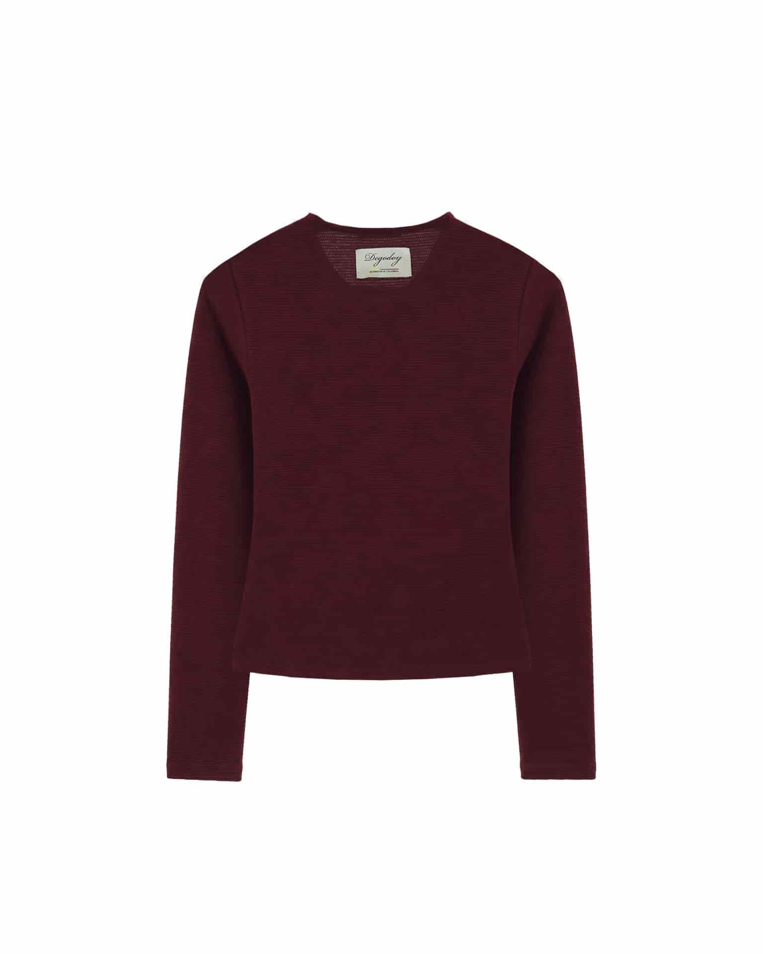 Regatta Henley Burgundy - miniatura 4