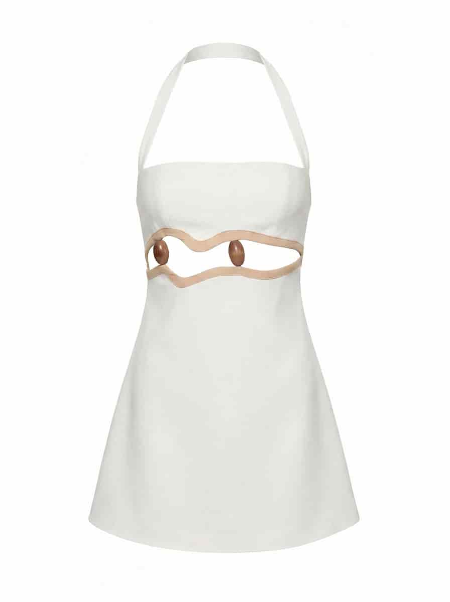 KLEIO DRESS IVORY - miniatura 5