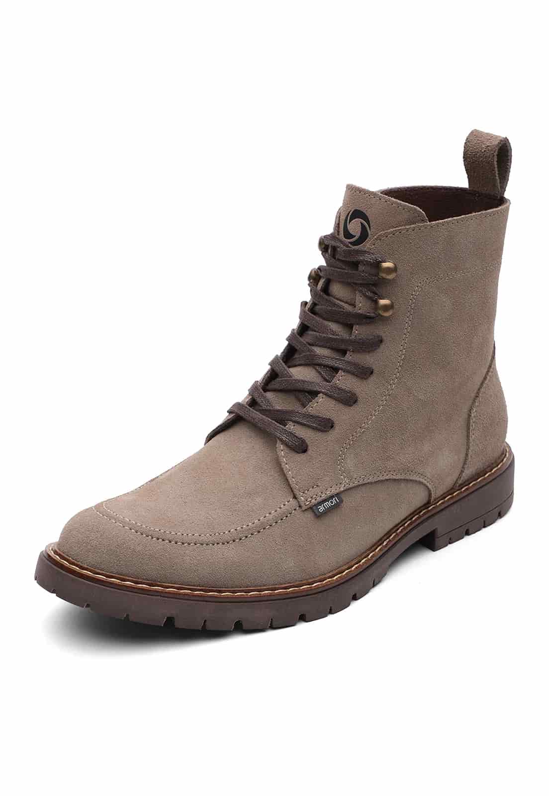 Botas de cuero para hombre color arena | Armori x Los Caballeros - miniatura 7